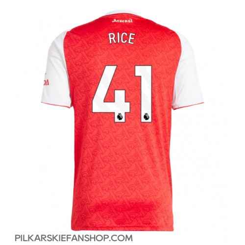 Koszulka piłkarska Arsenal Declan Rice #41 Strój Domowy 2025-26 tanio Krótki Rękaw Koszulka piłkarska Arsenal Declan Rice #41 Strój Domowy 2025-26 tanio Krótki Rękaw
